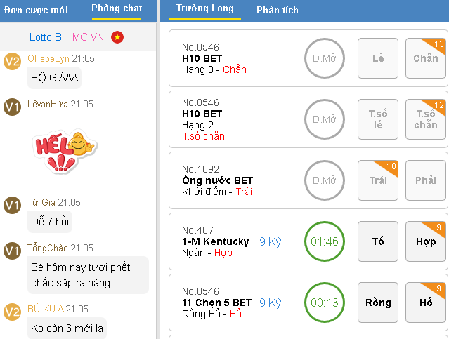 Các cược thủ có thể tha hồ trò chuyện cùng nhau tại khung chat tại Kubet
