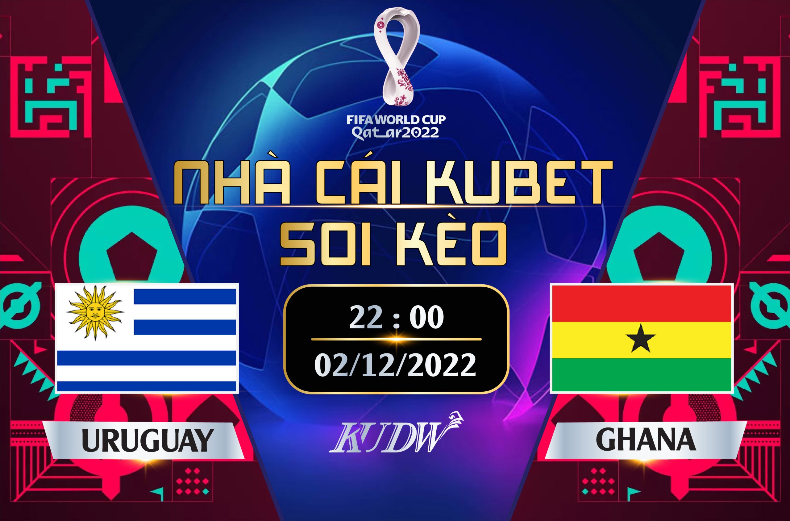 URUGUAY Vs GHANA- 22H00 NGÀY 02/12/2022