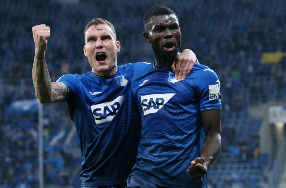 Trong ảnh là 2 cầu thủ thuộc CLB Hoffenheim